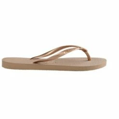 Havaianas - Girl's Slim Crystal Glamour Flip Flop Sandal with Swarovski Crystal - Rose Gold -Kids' Shoes Official Shop unnamed file 5103
