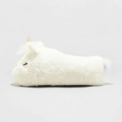 Girls' Delaney Unicorn Slippers - Cat & Jack⢠White