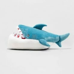 Boys' Knox Shark Slippers - Cat & Jack⢠Blue