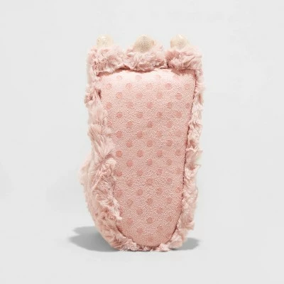 Toddler Girls' Fiala Dinosaur Foot Slippers - Cat & Jack™ Pink 5 Toddler Girls' Fiala Dinosaur Foot Slippers - Cat & Jack™ Pink - Image 3