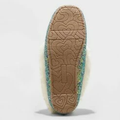 Girls' Paige Moccasin Slippers - Cat & Jack™ Iridescent -Kids' Shoes Official Shop unnamed file 5219