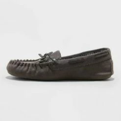 Boys' Lionel Moccasin Slippers - Cat & Jack™ Black
