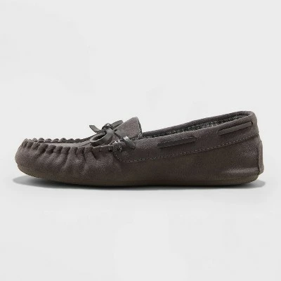 Boys' Lionel Moccasin Slippers - Cat & Jack™ Black 3 Boys' Lionel Moccasin Slippers - Cat & Jack™ Black
