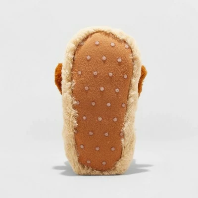 Toddler Boys' Marlo Dog Slippers - Cat & Jack™ Brown 5 Toddler Boys' Marlo Dog Slippers - Cat & Jack™ Brown - Image 3