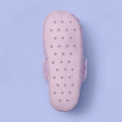 Girls' Sammie Flip Sequin Scuff Slippers - More Than Magic™ Violet 4 Girls' Sammie Flip Sequin Scuff Slippers - More Than Magic™ Violet - Image 2