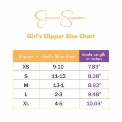 Jessica Simpson Girl's Slip-On Sherpa Clog Slippers with Satin Bow