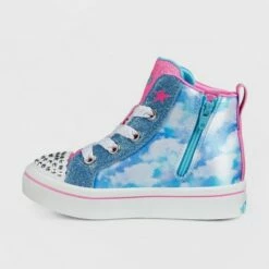 Toddler Girls' S Sport by Skechers Efie Light-Up Apparel Sneakers - Blue