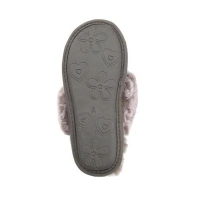 Jessica Simpson Girl's Micro-Suede Scuff Slippers 5 Jessica Simpson Girl's Micro-Suede Scuff Slippers - Image 3
