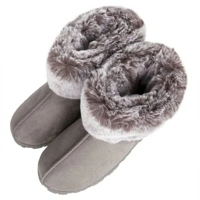 Jessica Simpson Girls Microsuede Super Soft Bootie Slippers with Indoor/Outdoor Sole 5 Jessica Simpson Girls Microsuede Super Soft Bootie Slippers with Indoor/Outdoor Sole - Image 3