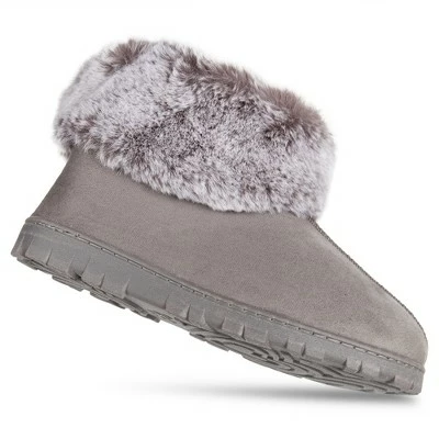 Jessica Simpson Girls Microsuede Super Soft Bootie Slippers with Indoor/Outdoor Sole 6 Jessica Simpson Girls Microsuede Super Soft Bootie Slippers with Indoor/Outdoor Sole - Image 4