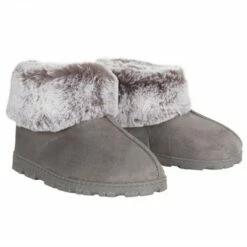Jessica Simpson Girls Microsuede Super Soft Bootie Slippers with Indoor/Outdoor Sole 13 Jessica Simpson Girls Microsuede Super Soft Bootie Slippers with Indoor/Outdoor Sole -Kids' Shoes Official Shop unnamed file 5368