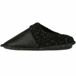Rampage Girl's Fluffy And Cute Glitter Slippers With Knit Collar & Faux Fur Sock Detail -Kids' Shoes Official Shop unnamed file 5374