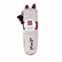 MUK LUKS Kid's Family Sherpa Slipper Sock -Kids' Shoes Official Shop unnamed file 5393