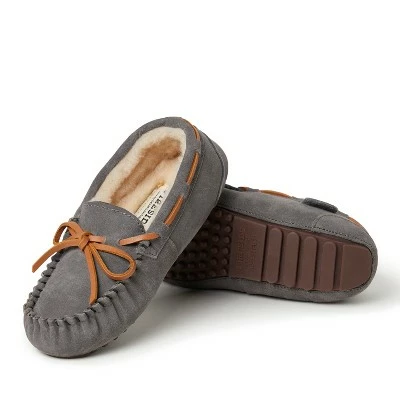 Fireside By Dearfoams Kid's Parke Genuine Shearling Moccasin 4 Fireside By Dearfoams Kid's Parke Genuine Shearling Moccasin - Image 2