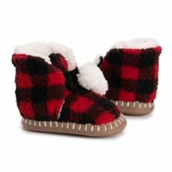 MUK LUKS Kid's Family Sherpa Bootie -Kids' Shoes Official Shop unnamed file 5405