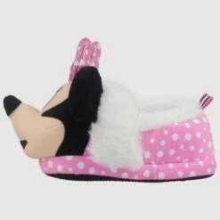 Toddler Girls' Disney Minnie Mouse Slippers - Pink