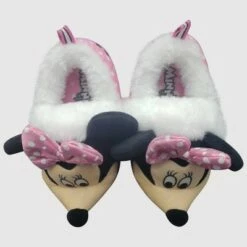 Toddler Girls' Disney Minnie Mouse Slippers - Pink -Kids' Shoes Official Shop unnamed file 5415