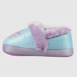 Toddler Girls' Frozen Slippers - Purple