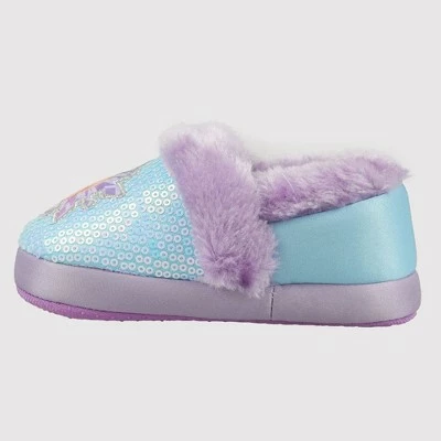 Toddler Girls' Frozen Slippers - Purple 3 Toddler Girls' Frozen Slippers - Purple