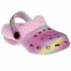 Rampage Toddler Girls Printed Clog Waterproof Slippers with Sherpa Lining in a Fuzzy and Warm Style
