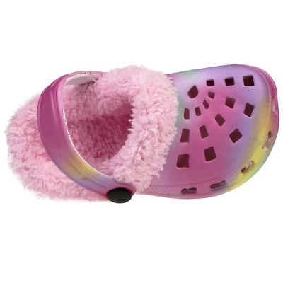Rampage Toddler Girls Printed Clog Waterproof Slippers with Sherpa Lining in a Fuzzy and Warm Style 7 Rampage Toddler Girls Printed Clog Waterproof Slippers with Sherpa Lining in a Fuzzy and Warm Style - Image 5