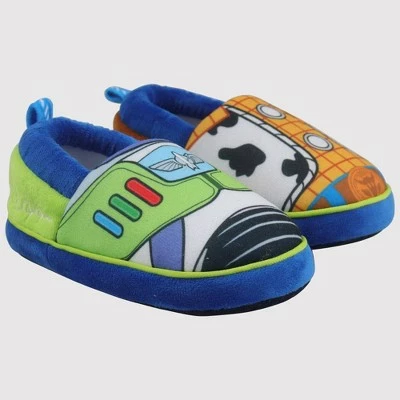 Toddler Boys' Toy Story Slippers Multicolored 3 Toddler Boys' Toy Story Slippers Multicolored