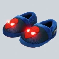 Toddler Boys' Marvel Spider-Man Light Up Slippers - Blue -Kids' Shoes Official Shop unnamed file 5459