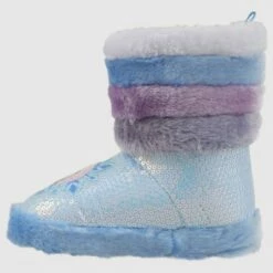 Toddler Girls' Frozen Bootie Slippers - Blue -Kids' Shoes Official Shop unnamed file 5467