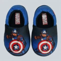 Toddler Boys' Marvel Avengers Light Up Slippers Blue