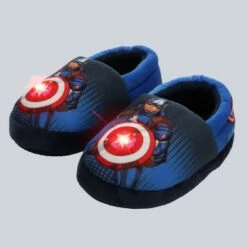 Toddler Boys' Marvel Avengers Light Up Slippers Blue -Kids' Shoes Official Shop unnamed file 5473