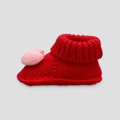 Just One You Made By Carter's Baby Girls' Knitted Heart Slippers - Just One You® made by carter's Red Newborn -Kids' Shoes Official Shop unnamed file 5488