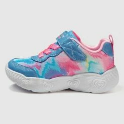 Toddler Girls' S Sport By Skechers Tallula Heart Print Apparel Sneakers - Blue