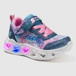 Toddler Girls' S Sport By Skechers Eva Butterfly Print Apparel Sneakers - Blue -Kids' Shoes Official Shop unnamed file 819