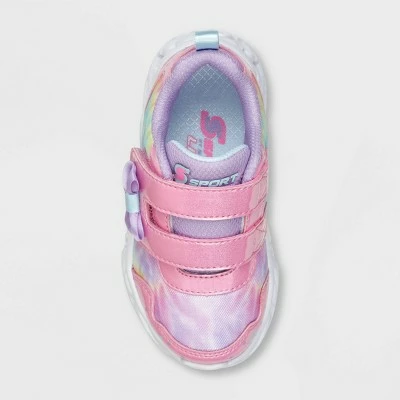 Toddler Girls' S Sport by Skechers Haylen Light-Up Apparel Sneakers - Pink 4 Toddler Girls' S Sport by Skechers Haylen Light-Up Apparel Sneakers - Pink - Image 2