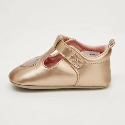 Baby Surprize by Stride Rite Mary Jane Sneakers - Rose Gold 3 Baby Surprize by Stride Rite Mary Jane Sneakers - Rose Gold