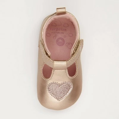 Baby Surprize by Stride Rite Mary Jane Sneakers - Rose Gold 4 Baby Surprize by Stride Rite Mary Jane Sneakers - Rose Gold - Image 2