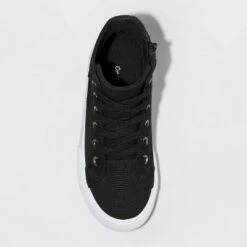 Boys' Adwin Lace-Up Apparel Sneakers - Cat & Jack™ Black -Kids' Shoes Official Shop unnamed file 905