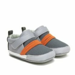 Baby Boys' Ro+Me by Robeez Sneakers - Orange/Gray -Kids' Shoes Official Shop unnamed file 945
