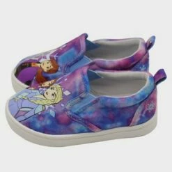 Toddler Girls' Frozen Twin Gore Slip-On Sneakers - Blue -Kids' Shoes Official Shop unnamed file 961