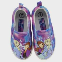 Toddler Girls' Frozen Twin Gore Slip-On Sneakers - Blue -Kids' Shoes Official Shop unnamed file 962