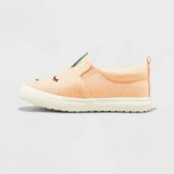 Toddler Girls' Vivian Fruit Print Slip-On Apparel Sneakers - Cat & Jack™ Orange